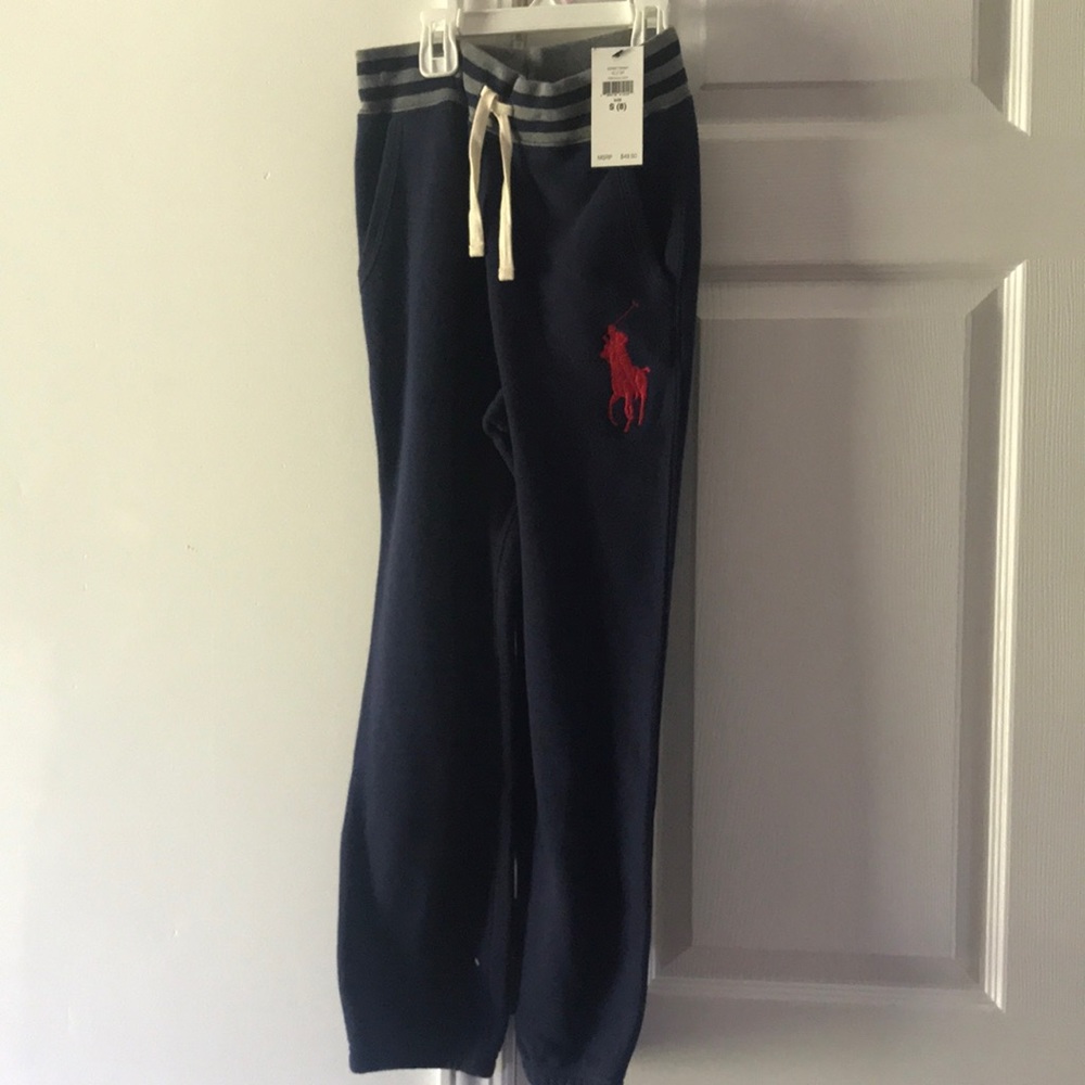 NWT boys polo sweat pants size small (8)